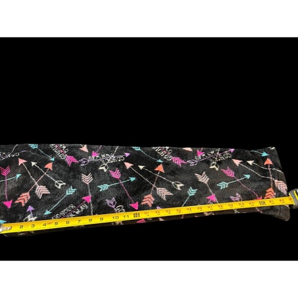 Warm & Snuggly Collection Soft Micro Plush Lounge Pajama Pants L BLK Arrows NWT - Picture 8 of 12